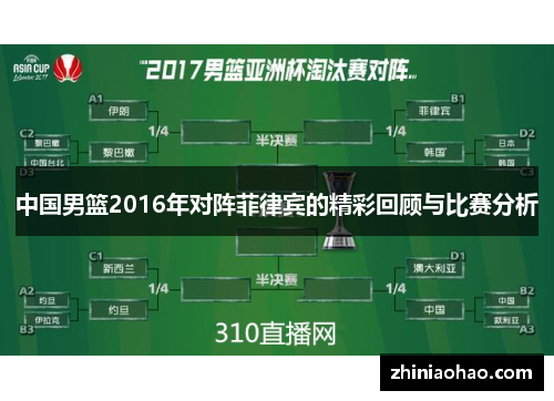中国男篮2016年对阵菲律宾的精彩回顾与比赛分析
